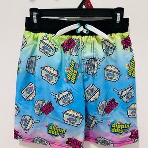 Colorful Dippin' Dots Swim Shorts